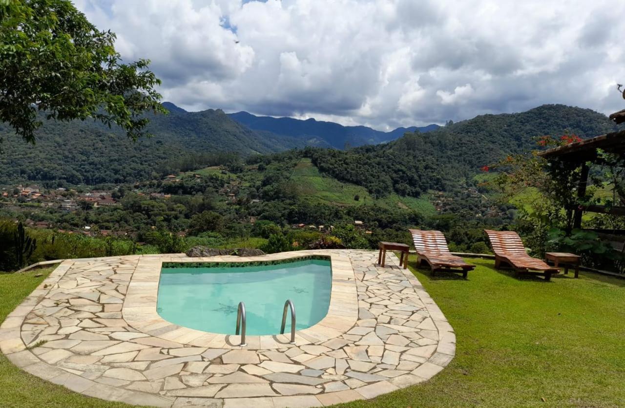 Casa Alpina Com Vista Panoramica De Lumiar Villa Nova Friburgo Ngoại thất bức ảnh